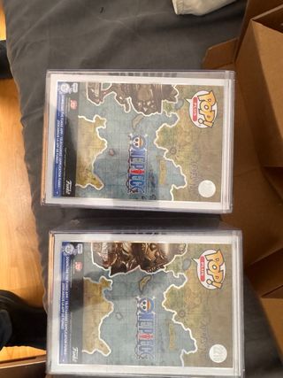 Funko Pop! One Piece Brook y Jinbe Bronce