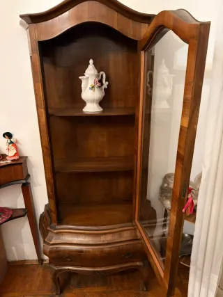 Teiera in Ceramica Vintage di Bassano con Fiori