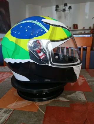Capacete Agv do piloto franco morbidelli tamanho S