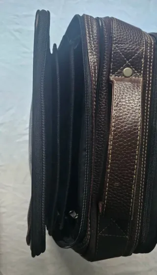 Borsa in pelle marrone