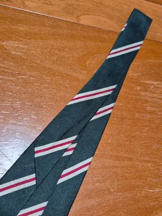 Cravatta Pierre Cardin verde a righe