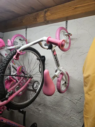 Bici sin pedales rosa