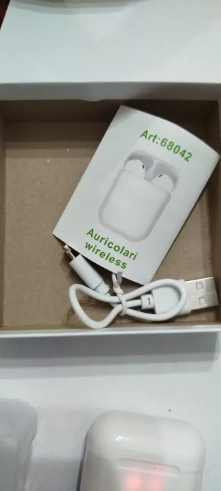 Auricolari Bluetooth i12 Bianchi