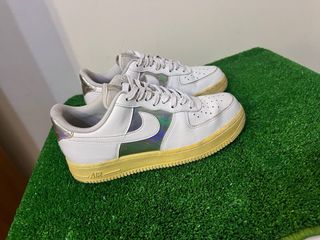Nike Air Force 1 Plata y Blanco
