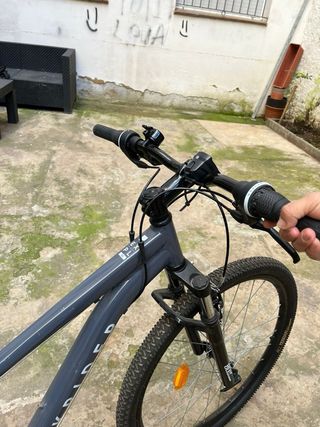 Bicicleta Rockrider Gris