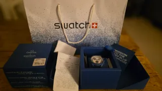 Omega x Swatch Super Blue Moon