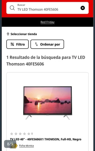 Smart TV LED 40 Full HD Thomson