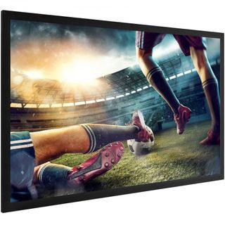 Pantalla de Proyector Diagonal de 110 Pulgadas 16:9 Pantalla de Proyector 4K HD Pantalla de Película Marco Fijo Pantalla de Proyector 3D para Uso en Casa y al Aire Libre (110 pulgadas)