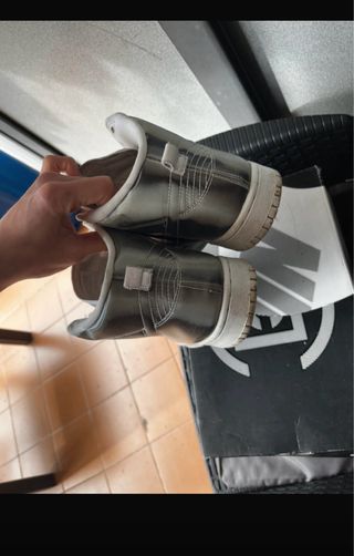 Nike Dunk High x Cloth Argento Bianco