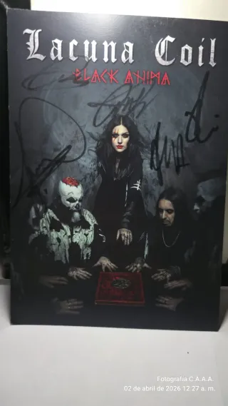 Lacuna Coil - Black Anima (Firmado)