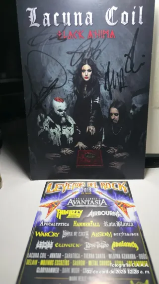 Lacuna Coil - Black Anima (Firmado)