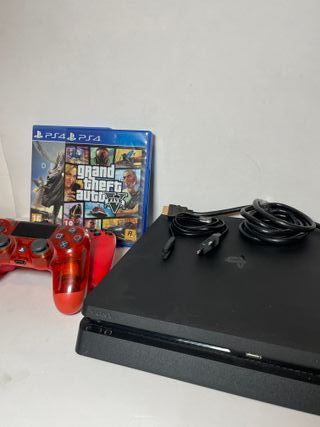 PS4 Slim 1TB + 2 Mandos + 2 Juegos