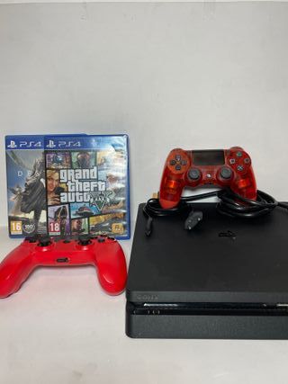 PS4 Slim 1TB + 2 Mandos + 2 Juegos