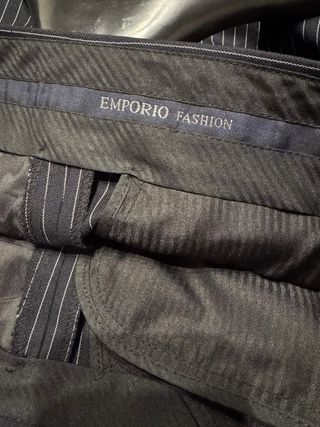Completo gessato blu Emporio Fashion