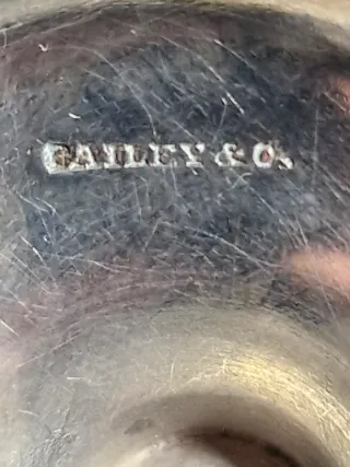 Coppette vintage in argento con cucchiaini