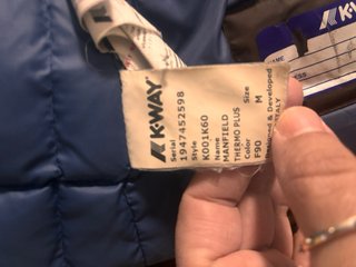 K-Way Giubbotto Marrone Isato ma buonissimo