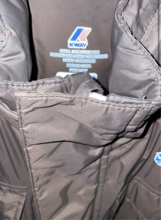 K-Way Giubbotto Marrone Isato ma buonissimo
