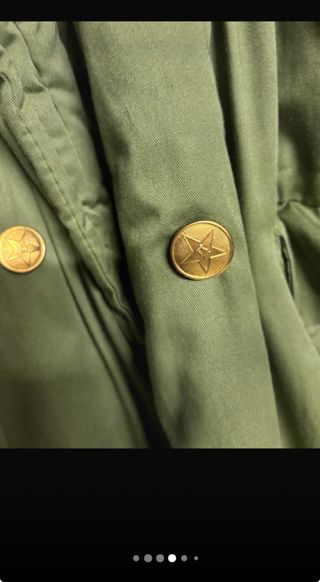 Cappotto Russo Originale Verde Tiene caldissimo pe