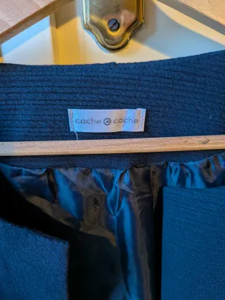 Americana corta Cache Cache azul Marino.