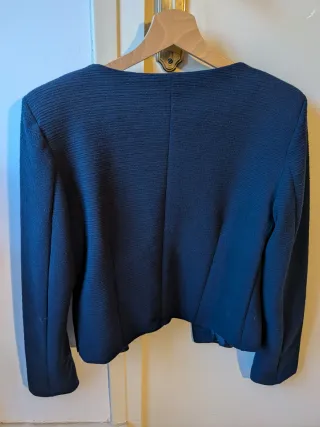 Americana corta Cache Cache azul Marino.