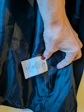 Americana corta Cache Cache azul Marino.