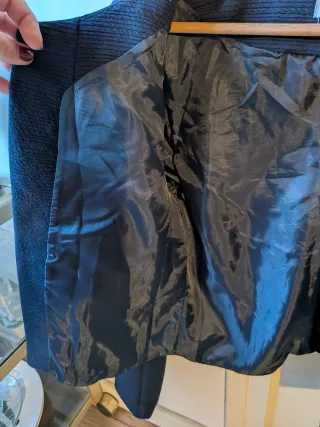 Americana corta Cache Cache azul Marino.