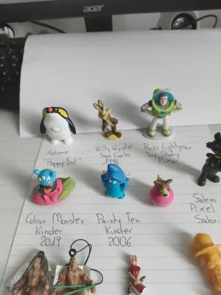 Sorpresine miste Kinder, Pixar, Disney