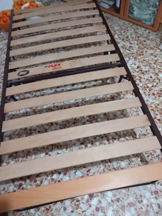 Somier metálico y de madera,plegable