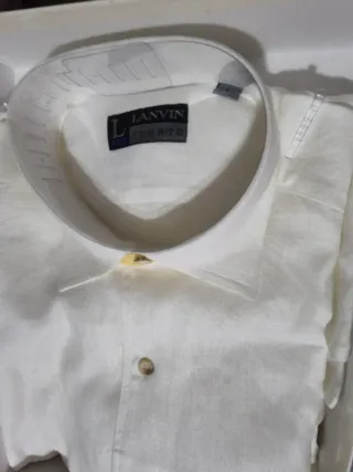 Camicia uomo Lanvin bianca