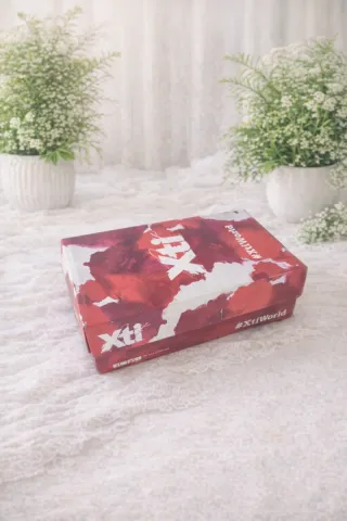 Ballerine XTI argentate con zeppa