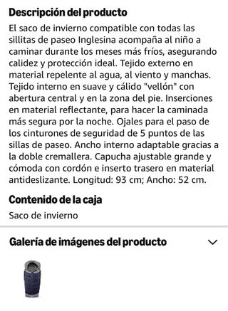 Sacco per passeggino Inglesina in Grigio