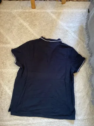 Polo Nike Negro Blanco Retro Y2K