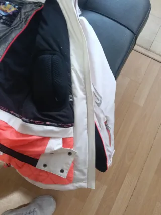 Chaqueta Nirvana Térmica Blanca y Naranja