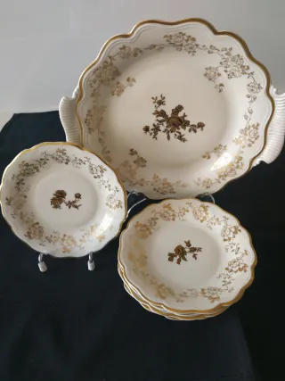 Bandeja y platos Weimar Alemania 1930