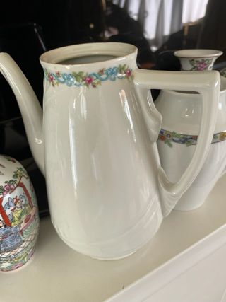 Coppia caffettiere porcellana Ginori antiche