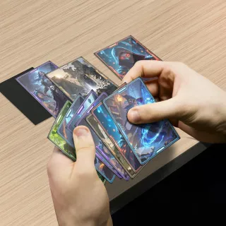 Fundas negras para tarjetas MTG, paquete de 300 fundas