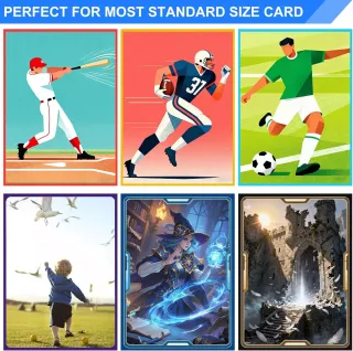 Fundas negras para tarjetas MTG, paquete de 300 fundas