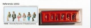 Figuras 1/87 Sentadas (Tren, Parque, Bar)