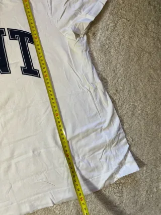 Camiseta Gant azul y blanca Talla S