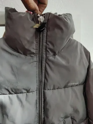 Chaquetón acolchado gris