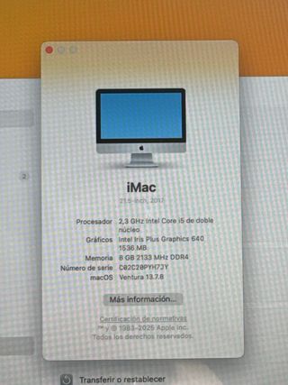 Imac Plata Apple