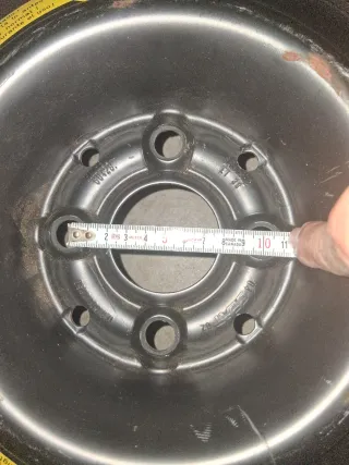 Rueda de repuesto tipo galleta