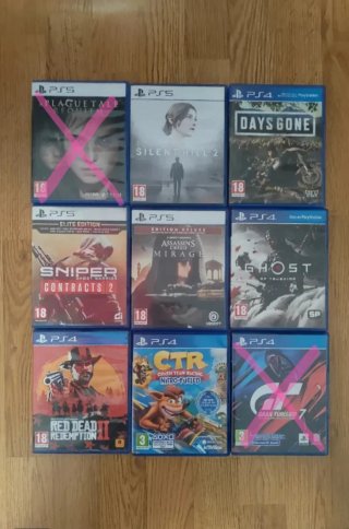 Leer, Precios en el anuncio lote PS4 y PS5