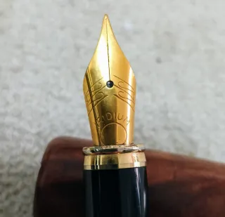 Penna stilografica legno massiccio pennino Iridium