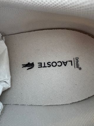 Zapatillas altas Lacoste blancas. Talla 44