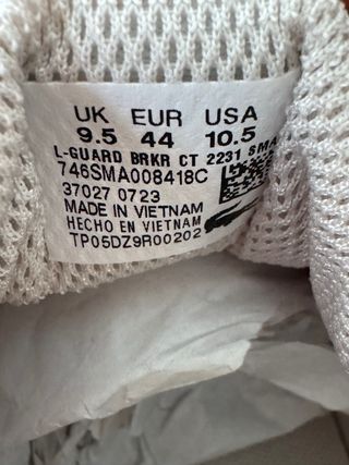Zapatillas altas Lacoste blancas. Talla 44