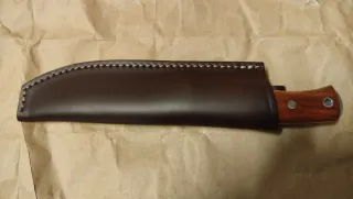Funda de cuero J&V + regalo bushcraft nuevo