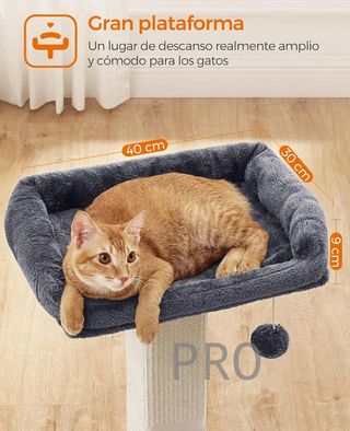 Grattatoio per gatti con piattaforma