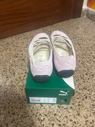 Ballerine Puma Speedcat Rosa e Bianco