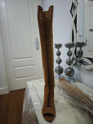 Botas altas Cambili de ante